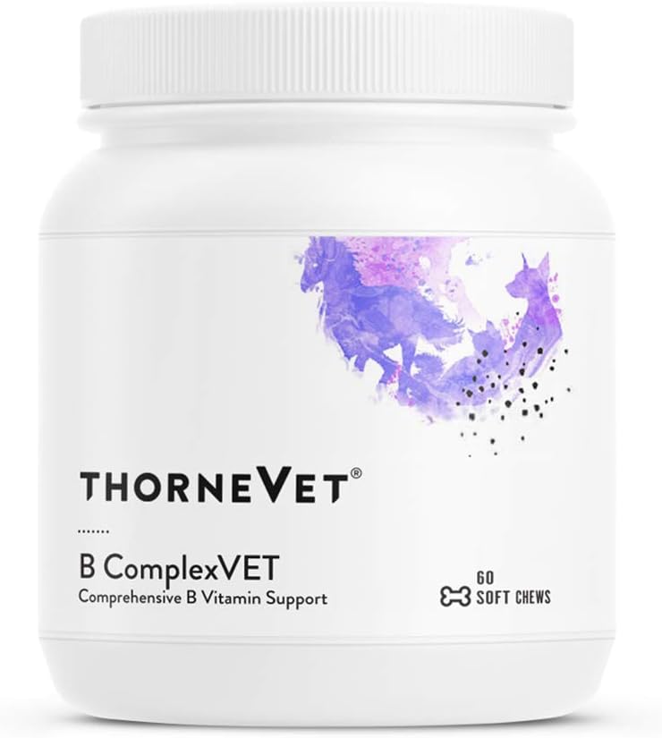ThorneVET B ComplexVET – Support complexe de vitamine B pour chiens et chats - 60 chews doux