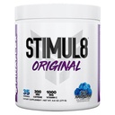 FINAFLEX STIMUL8 Pré-entraînement original, framboise bleue - Énergie, force et endurance pour les hommes et les femmes - avec caféine, bêta-alanine et vitamine C - 35 portions