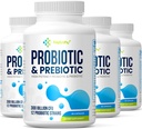 Probiotiques pour les femmes et les hommes, 300 milliards d'UFC Probiotiques de 12 souches Probiotique, mélange de prébiotiques biologiques, supplément probiotique pour la santé immunitaire et digestive de Gut, plateau stable, 240 capsules