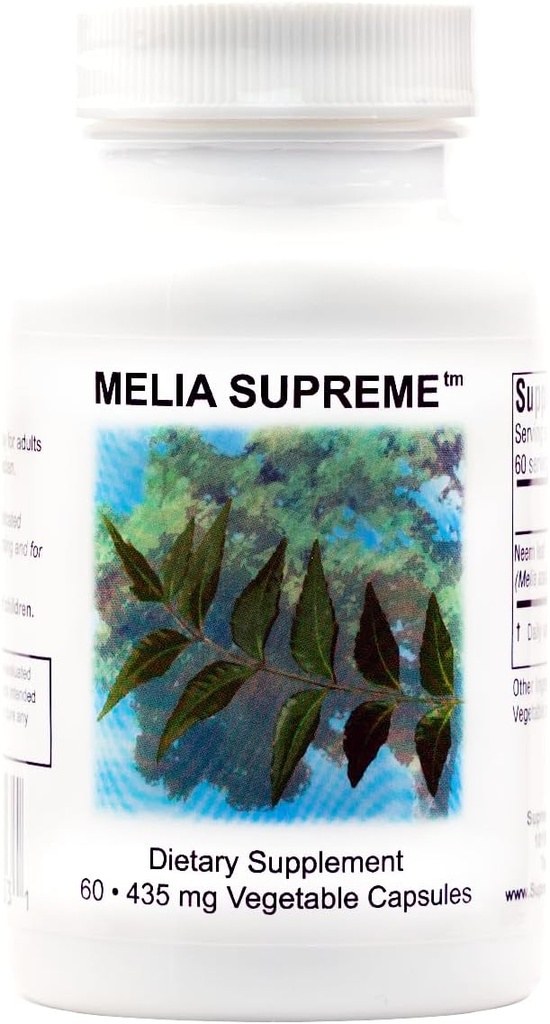 Supreme Nutrition Melia Supreme, 60 Pure Powdered Neem Leaf Vegetarian Capsules