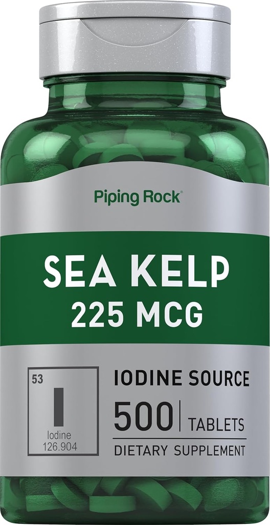 Suppléments de kelp de la mer de roche piquante 225mcg