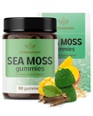 HERBAMAMA Irish Sea Moss Gummies - 1600mg True Sea Moss Supplement avec Bladderwrack et Burdock Root - Vegan, non-OGM Skin Glow, Energy & Immune Support - 90 Pectines à base de mango-lavoré