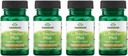 Swanson L. Reuteri Probiotic Plus w/L. Rhamnosus L. Acidophilus & FOS Prebiotic Digestive Support - Promotes Gut Health w/ 7 Billion CFU per Capsule - (30 Veggie Capsules) (4 Pack)