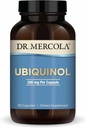 Dr. Mercola Ubiquinol, 90 portions (90 capsules), 200 mg par gélule, supplément alimentaire, soutient la production d'énergie, non-OGM