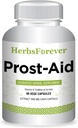 Herbsforever Prostaid Supplément à base de plantes ayurvédiques pour les hommes Bien-être. 90 Capsules de légumes, 800mg chacune, soutien naturel pour la santé globale et la vitalité