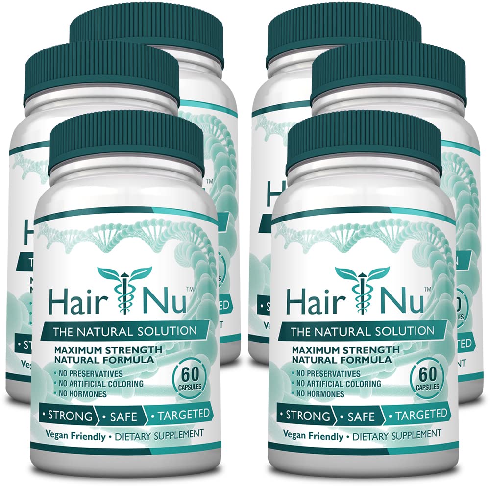 Supplément alimentaire pour la croissance des cheveux (6 bouteilles)