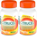 CITRUCEL Caplets Fiber Therapy pour le soulagement occasionnel de la constipation, 100 comtes (paquet de 2)