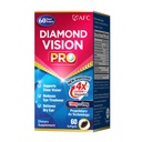 AFC Japan Diamond Vision PRO – Formule améliorée et améliorée - Lutéine et Zeaxanthin 4X avec vitamines oculaires – Supplément santé visuelle pour adultes, exposition à l'écran, utilisation nocturne, 60 softgels