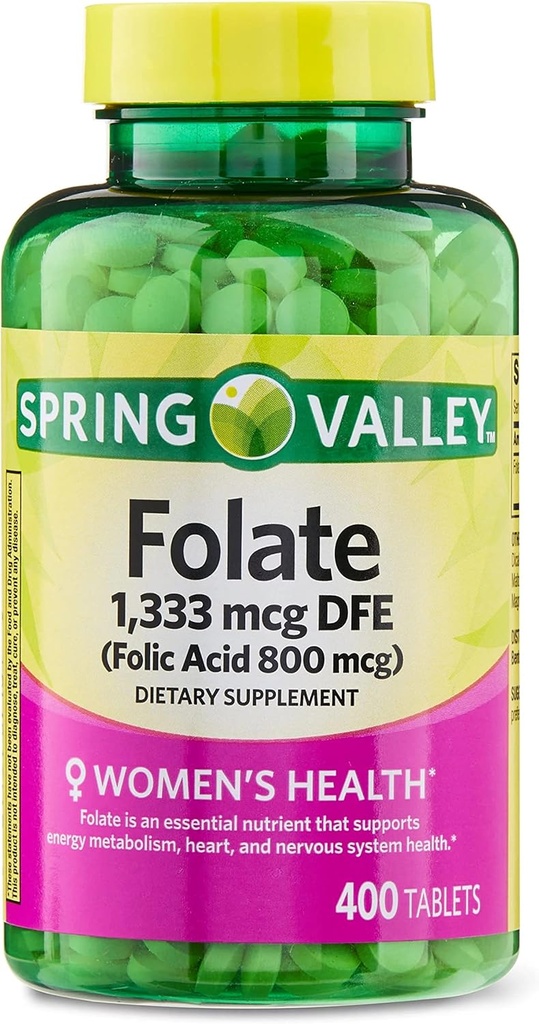 Jogi Folate Supplément diététique, 1,333 mcg,Boîte de 400 comprimés 400 Compte