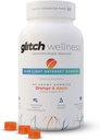 Glitch Gummies pour les yeux secs Blue Light Defense – Vegan, sans sucre Zeaxanthin et Lutein Gummies pour les yeux Supplément pour les adultes et les aînés (60 comte - 1 bouteille)