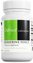 DAVINCI Labs Berberine Force - Soutient le système immunitaire et la santé cardiaque avec Berberine, Folate, R-Alpha Acide lipoïque et extrait de graines de raisin - Aides Production GLP-1* - Végétarien, sans gluten - 60 Compte