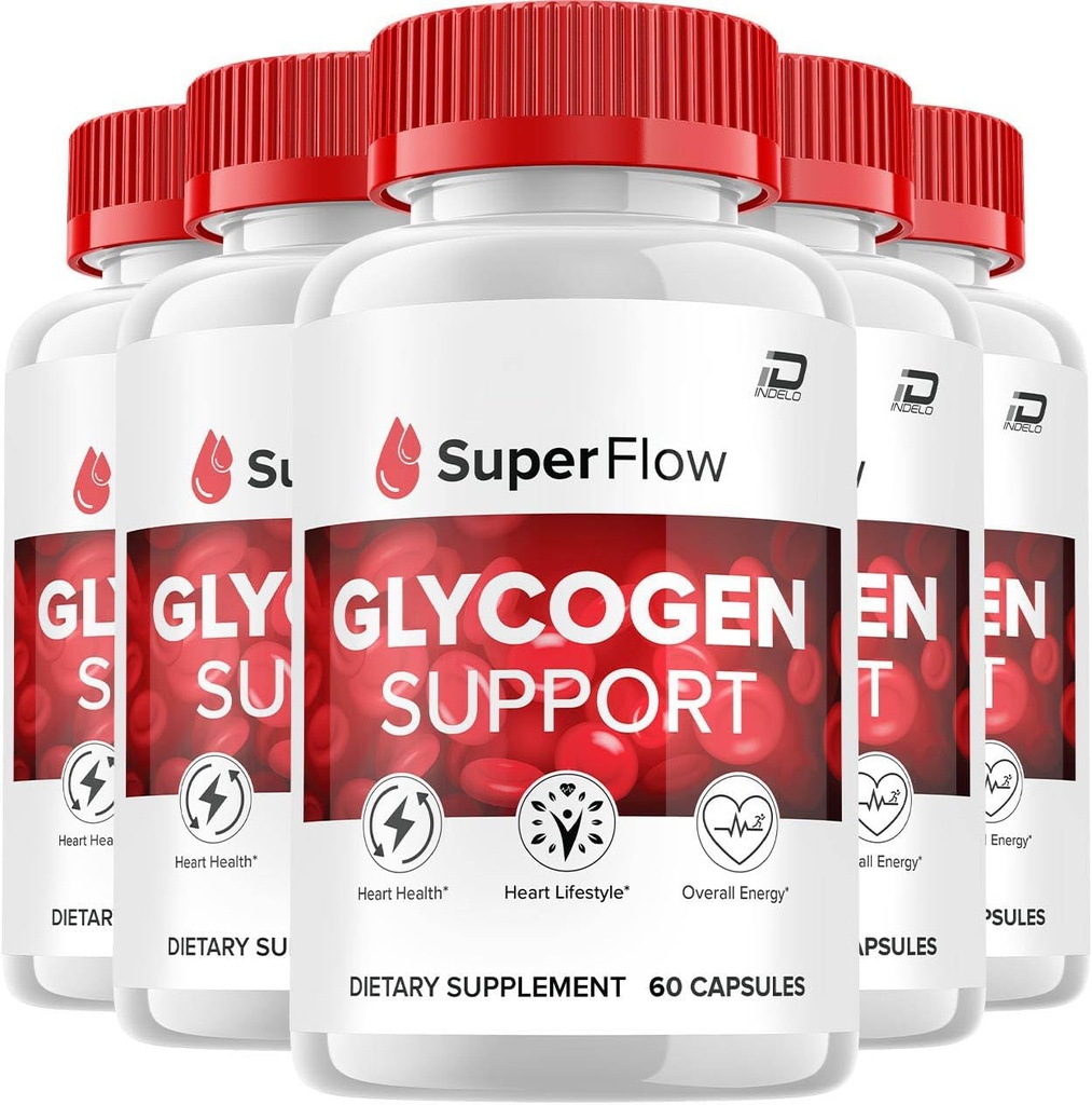 Capsules Super Flow - SuperFlow Advanced Supplement, toute la formule naturelle pour maintenir des niveaux sains, la formule quotidienne de force maximale, Super Flow Capsules Avis (5 Pack - 300 Capsules)