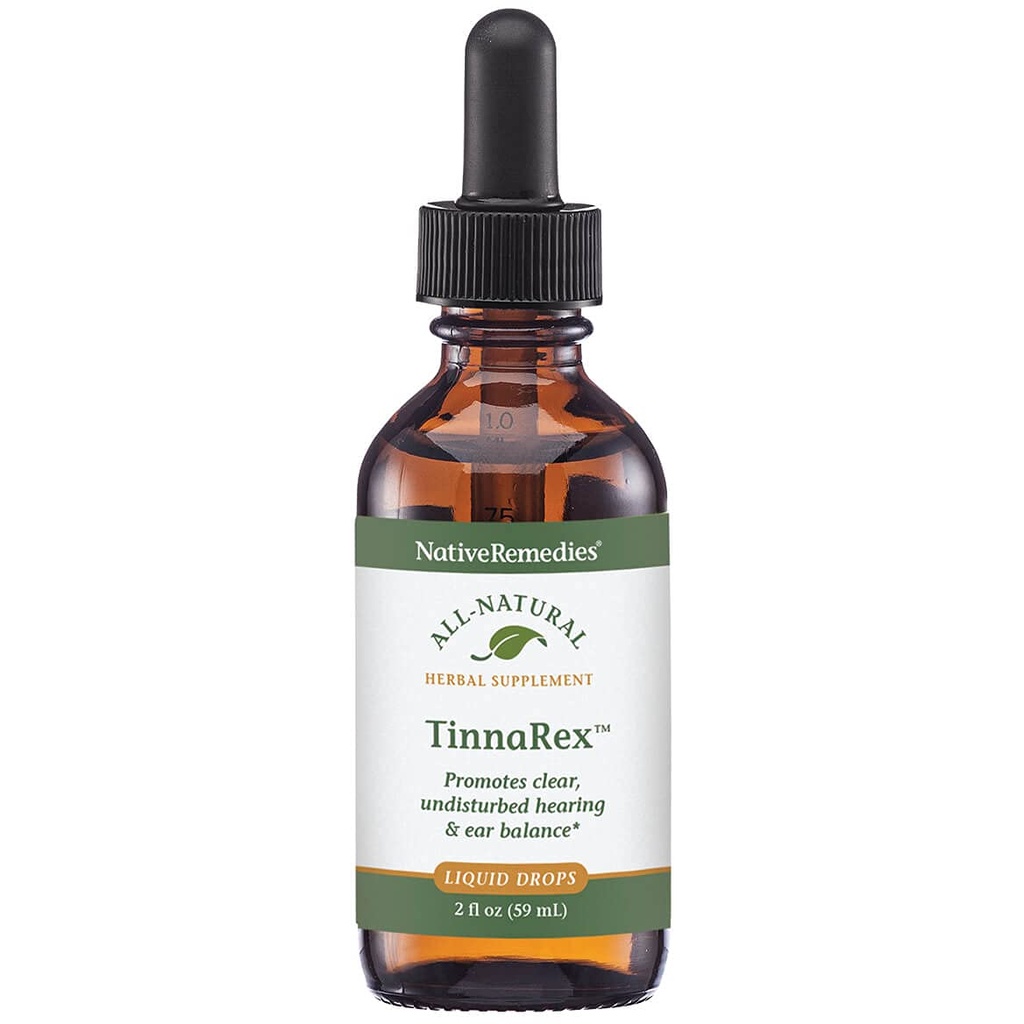 Remèdes autochtones TinnaRex - Tous les suppléments naturels à base de plantes favorisent l'audition claire et non perturbée - soutient les structures de l'oreille, la conduite saine et le transport - 59 mL