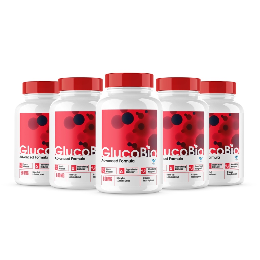 Glucobio Capsules, Gluco Bio Blood Support Pills Formule avancée, GlucoBio Tous les ingrédients naturels, GlucaBio Concentration maximale, Glucbio, Glucobio Blood, Glycogen Support (300 capsules)