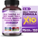 Lait Thistle NAC Root Artichaut Dandelion - Fabriqué aux États-Unis