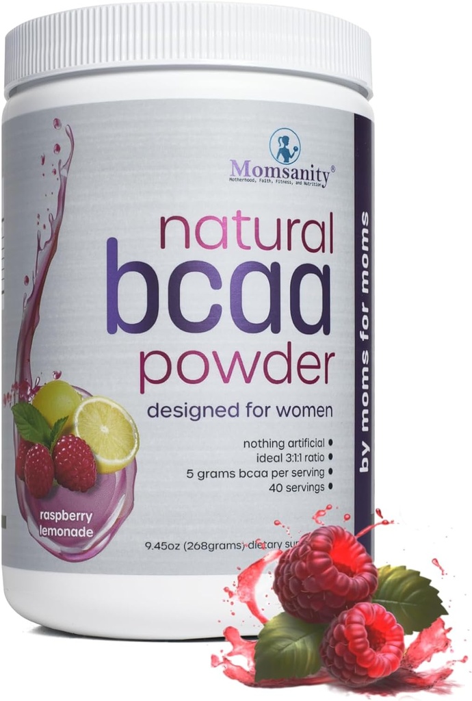 BCAA Poudre de pré-entraînement pour les mamans naturellement sucrée avec Stevia, Erythritol, et les fruits du moine pour aider à construire l'énergie avant et après l'entraînement.