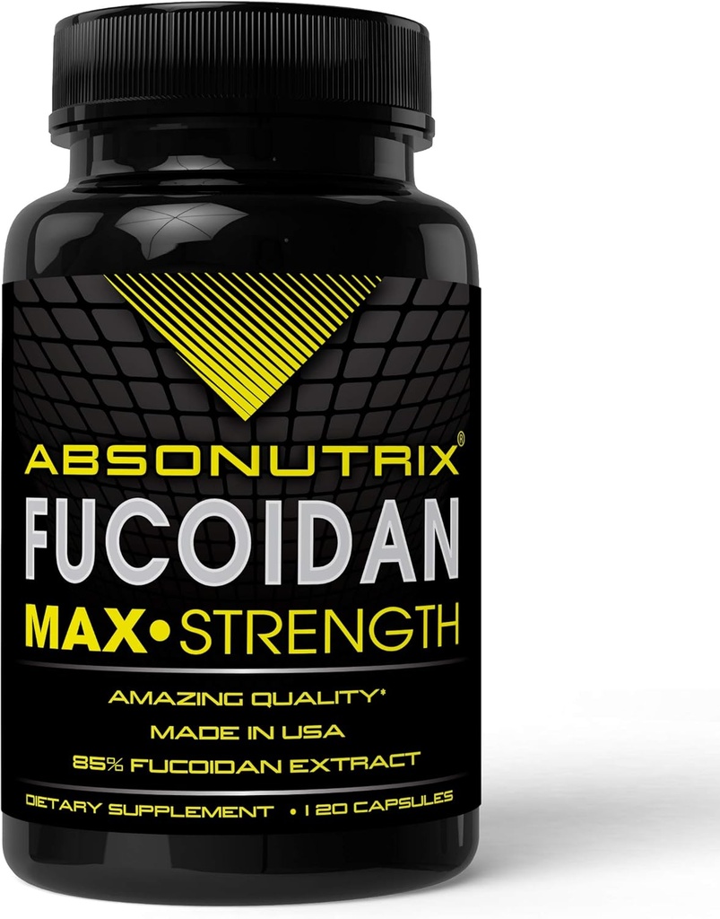 Absonutrix Fucoidan Extrait pur-brun d'algues laminaria Japonica immunité cellulaire (120 gélules)