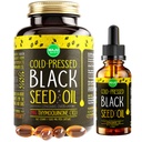 Maju Superfoods Black Seed Oil 2 oz et Black Seed Oil Capsules