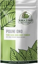 Root de kava tongan - Pouni ONO - 100% Noble Pure Poudre de kava naturel Tonga, 16oz, 1 livre Sac de kava tongan le plus fin