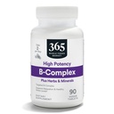 365 par Marché des aliments entiers, Complexe de vitamine B à haute puissance avec comprimés à base de plantes, 90 CT