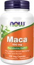 NOW Foods Maca Capsules, 500 mg, 250 Count (Pack of 1)