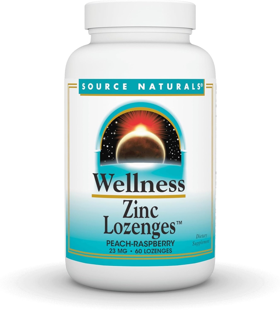 Source Naturals Wellness Zinc Lozenges - 60 Lozenges