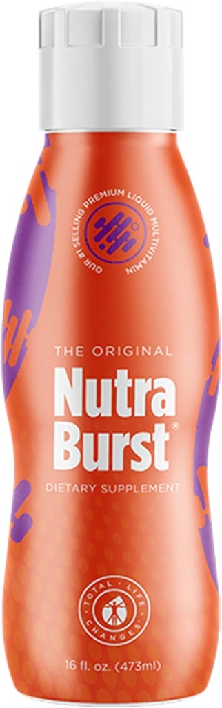 Total Life Changes NutraBurst - Multivitamine liquide, soutien nutritionnel quotidien, emballé avec des vitamines essentielles et minéraux, 16 fl. oz