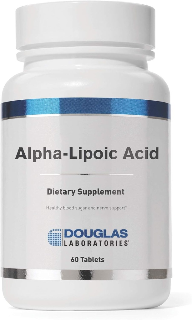 Laboratoires Douglas Acide alpha-lipoïque : support des fonctions métaboliques et antioxydantes 60 comprimés