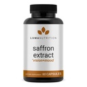 Luma Nutrition Capsules d'extrait de safran - Suppléments de safran Premium - 88,50 mg Pure Safron Pills - Support d'humeur - Support des yeux - Fabriqué aux États-Unis - 60 Capsules