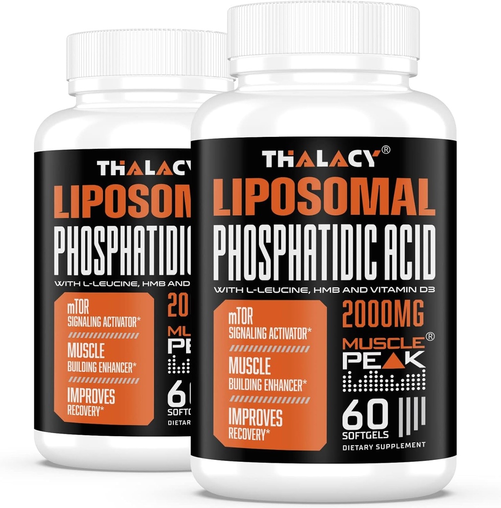 2000mg Acide liposomique phosphosphatidic (PA) ► Constructeur musculaire, compléments musculaires à forte absorption pour les hommes et les femmes