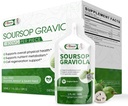Soursop Graviola liquide, Soursop extrait organique pur pour le soutien cellulaire et la régénération, Immune Boost, haute absorption Soursop amers boisson / solution orale-10 FL OZ