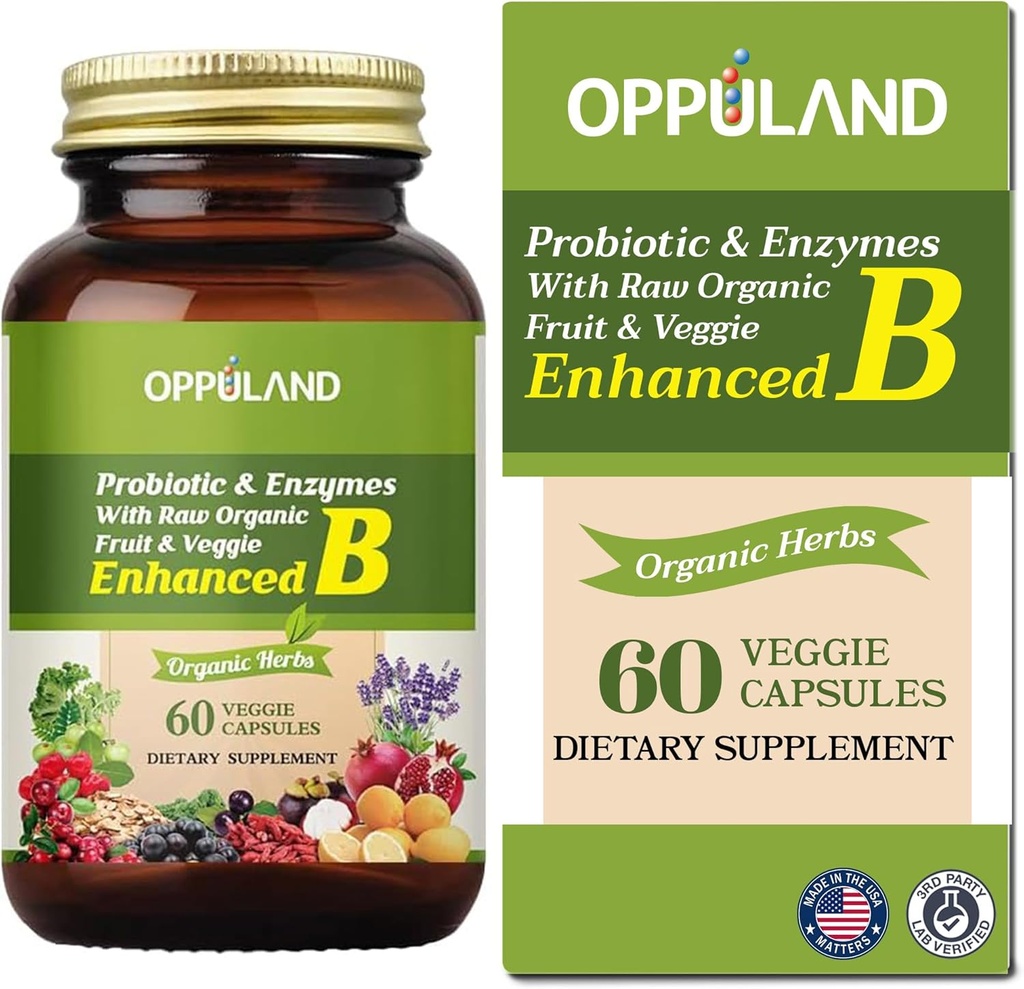 Vitamin B Complex-Vitamin B Supplement-Promotes Immune Health-60 Veggie Capsules