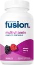 Fusion bariatrique Berry mixte Multivitamine bariatrique à croustillant complet pour les patients de chirurgie bariatrique, y compris le pont gastrique et la gastrectomie des manches, 120 comprimés