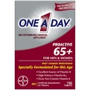 Un jour Proactive 65+, Multivitamine masculine et féminine, supplément de vitamine A, C, D et zinc pour soutenir la santé osseuse et cellulaire, le calcium, l'acide folique, le comprimé 150 Compte