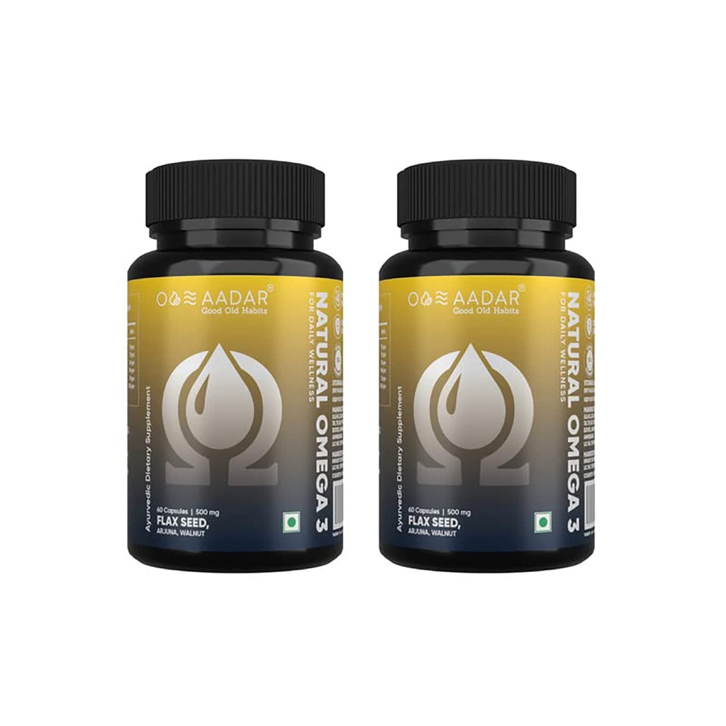 AADAR Omega naturel 3 Vegan Fatty Acid & Immunity Supplement pour les hommes et les femmes