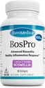 EuroMedica BosPro - Supplément extrait de Boswellia Serrata - Supplément diététique pour un soutien pulmonaire sain - Formule de supplément à base de plantes - 60 softgels