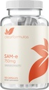 Bioactive SAM-e 750mg - Supplément SAM-e haute résistance avec la forme S,S biologiquement active pour le foie et l'humeur - Vegan Non-OGM Preservative Free - Fabriqué aux États-Unis (120 capsules)