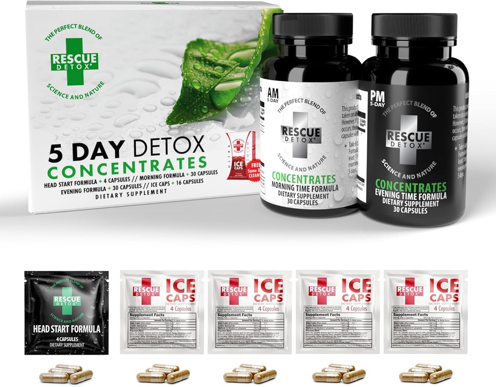 Détox de sauvetage 5 jours de détox Concentrates +Plus