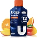 UCAN Edge Energy Gel Shots, Orange Mango (12, 2 Ounce Packets) for Running, Training, Workouts, Fitness, Cycling, Crossfit | Sugar-Free, Vegan, & Keto Friendly Energy