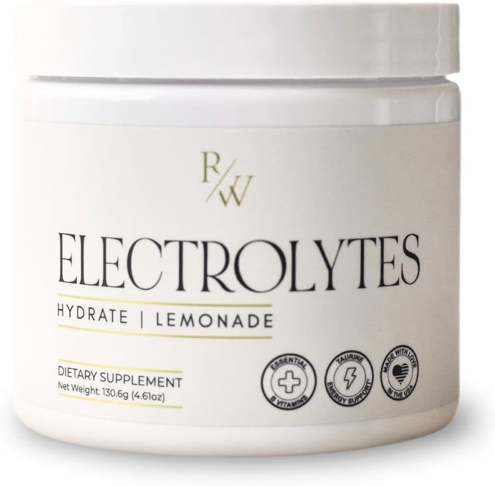 L'hydratation par limonade Mélange de poudre d'électrolyte + Vitamines B Réapprovisionne les minéraux essentiels, 20 scoops, 4,6 oz