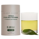 Mélange de boissons multivitamines à base végétale B.WILD – Thé vert de pêche rafraîchissant avec prébiotiques, probiotiques et adaptogènes pour Gut Health & Stress Support – 30 portions – végétalien, sans gluten
