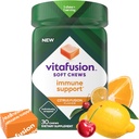 Vitafusion Soft Chews Immune Support (1), Adult Chewable Vitamin C for Immune Support, Individually Wrapped, Citrus Fusion Flavor, 30 Chews, 30 Day Supply