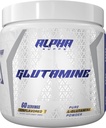 Alpha Suppose Pure L-Glutamine Poudre - Acides aminés non aromatisés, Supplément nutritionnel de glutamine pour la récupération des muscles, Gut & Immune Support - 60 portions - 300 grammes