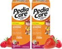 Ibuprofène pour enfants Suspension buvable liquide, enfants analgésique + réducteur de fièvre, 2-11 ans, goût de baie, 4 fl oz (2 pack)