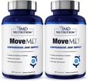 1MD Nutrition MoveMD - Supplément santé mixte - Doctor Formulé avec collagène, astaxanthine et plus de 30 capsules (2-pack)