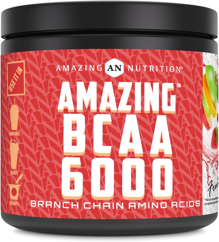 Amazing Nutrition Amazing BCAA 6000.000 6 Grams BCAA Par Serving.