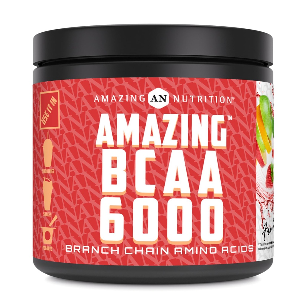 Amazing Nutrition Amazing BCAA 6000.000 6 Grams BCAA Par Serving.
