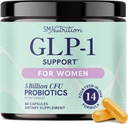 GLP-1 Support pour les femmes.Support nutritionnel avec probiotiques, berbère, cannelle et plus.GLP 1 Supplément pour une activité saine GLP1, santé digestive et équilibre métabolique.