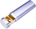 Organisateur hebdomadaire de pilules Betife 7 jours, boîte à pilules quotidienne, cas de pilules de voyage, porte-pilule mignon pour tenir les vitamines, les médicaments, les suppléments, les pilules Organisateur (Purple)