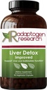 Détox du foie amélioré (support du foie et de la vésicule) Bile d'oxygène + chardon de lait + poudre de betterave + artichaut) 90 capsules végétariennes (suppression) par Adaptogen Research Classe pharmaceutique